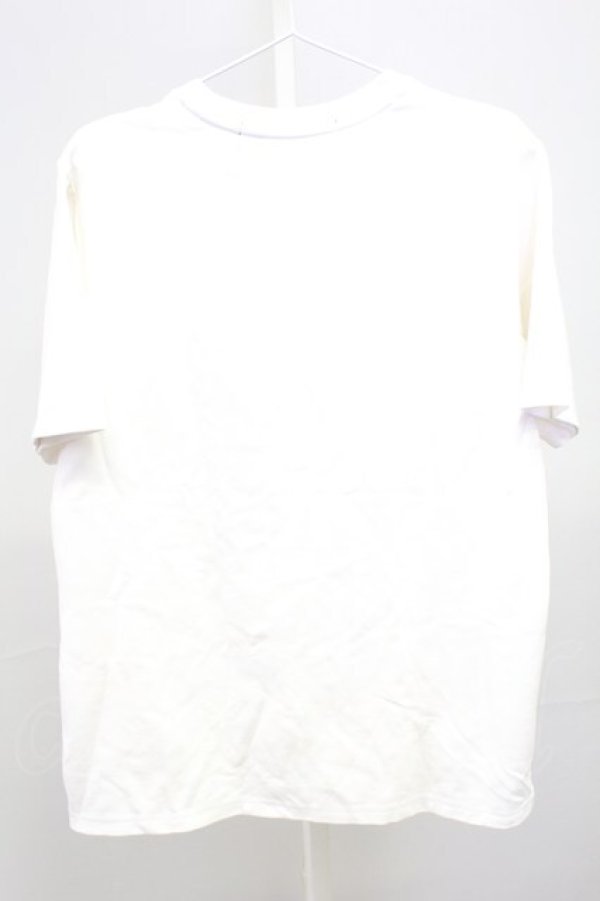 画像2: NO ID. / Two sides刺繍Tシャツ 1 ホワイト T-25-07-30-002-NO-ts-YM-ZT (2)