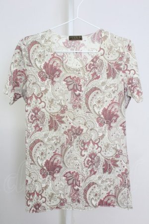 画像: goa / ペイズリー総柄 Tシャツ F マルチ T-25-08-06-012-go-ts-YM-ZT107
