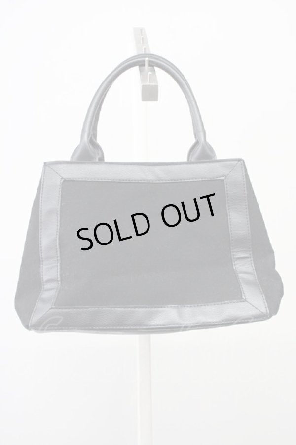 NIL DUE/NIL  UN TOKYO バッグ NIL DUE / NIL UN TOKYO LEATHER MASKING CANVAS TOTE LARGE