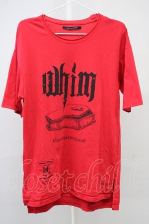 画像: Moonage Devilment（清春） / COFFIN Tシャツ 44 レッド T-25-09-03-006-0-ts-YM-ZT