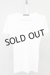画像: GOSTAR DE FUGA / 半袖エンブレム刺繍Tシャツ 44 ホワイト T-25-09-05-002-GO-ts-YM-ZT