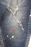 画像6: CavariA / ペイントリペアダメージスキニーデニムパンツ 44 インディゴ T-25-09-11-045-Ca-pa-YM-ZT (6)