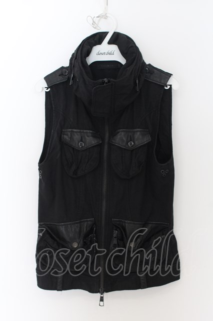 CIVARIZE / 製品染めクロゼットフードレザーポインテッド