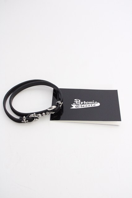 Artemis Classic ブラックレザーブレスレット　箱付 楽天市場】メンズ ブレスレット ホースシュー 馬蹄 シルバー