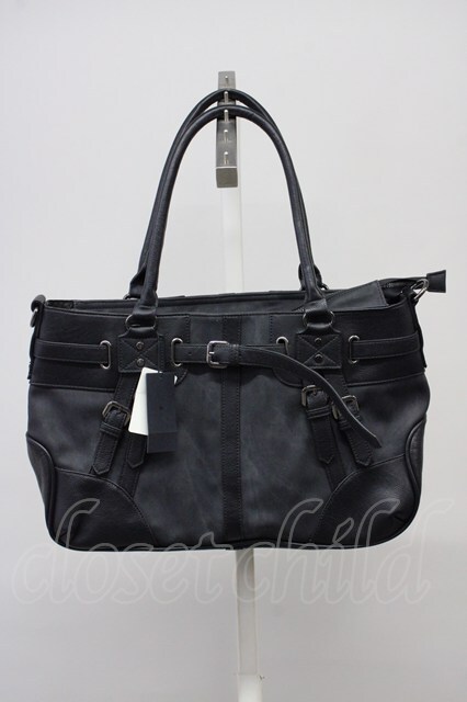 Tornado Mart デニム PUライダーボストンバッグ ネイビー